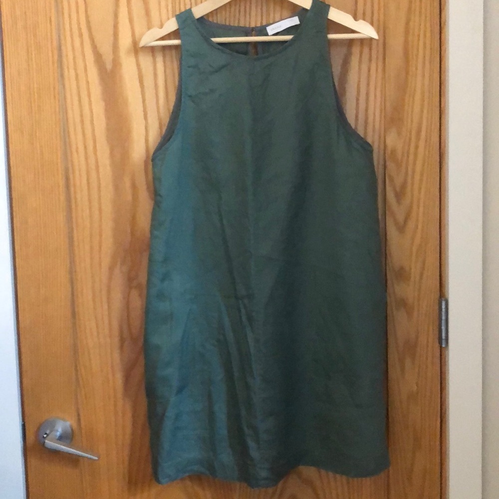 Grana A-like French linen dress
